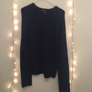 Black and Blue American Apparel Oversized Sweater